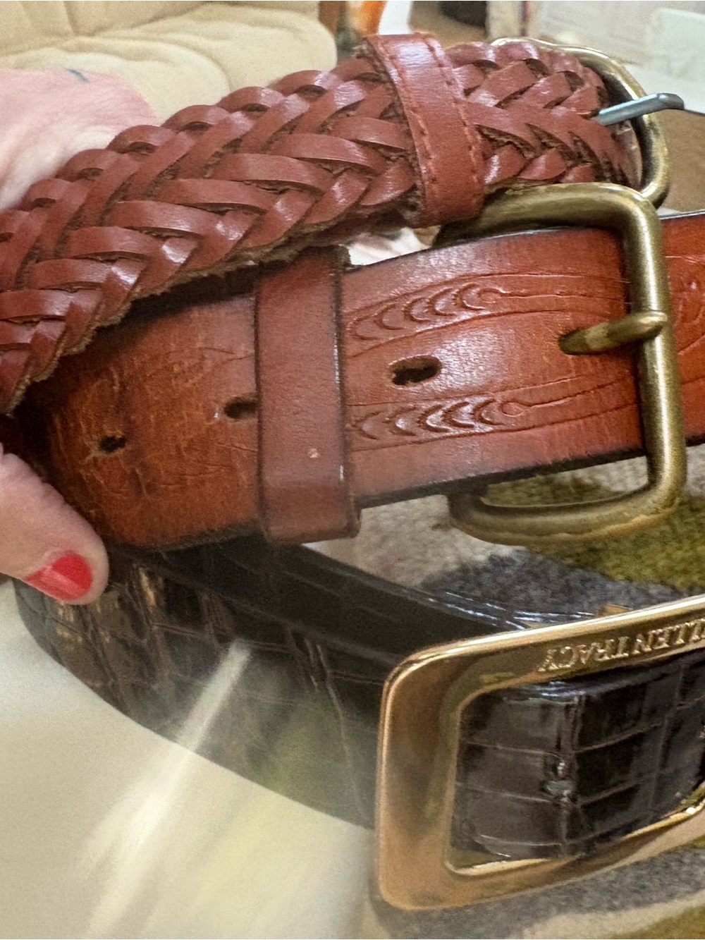 Belt bundle worth $300 selling for $30 small and medium
